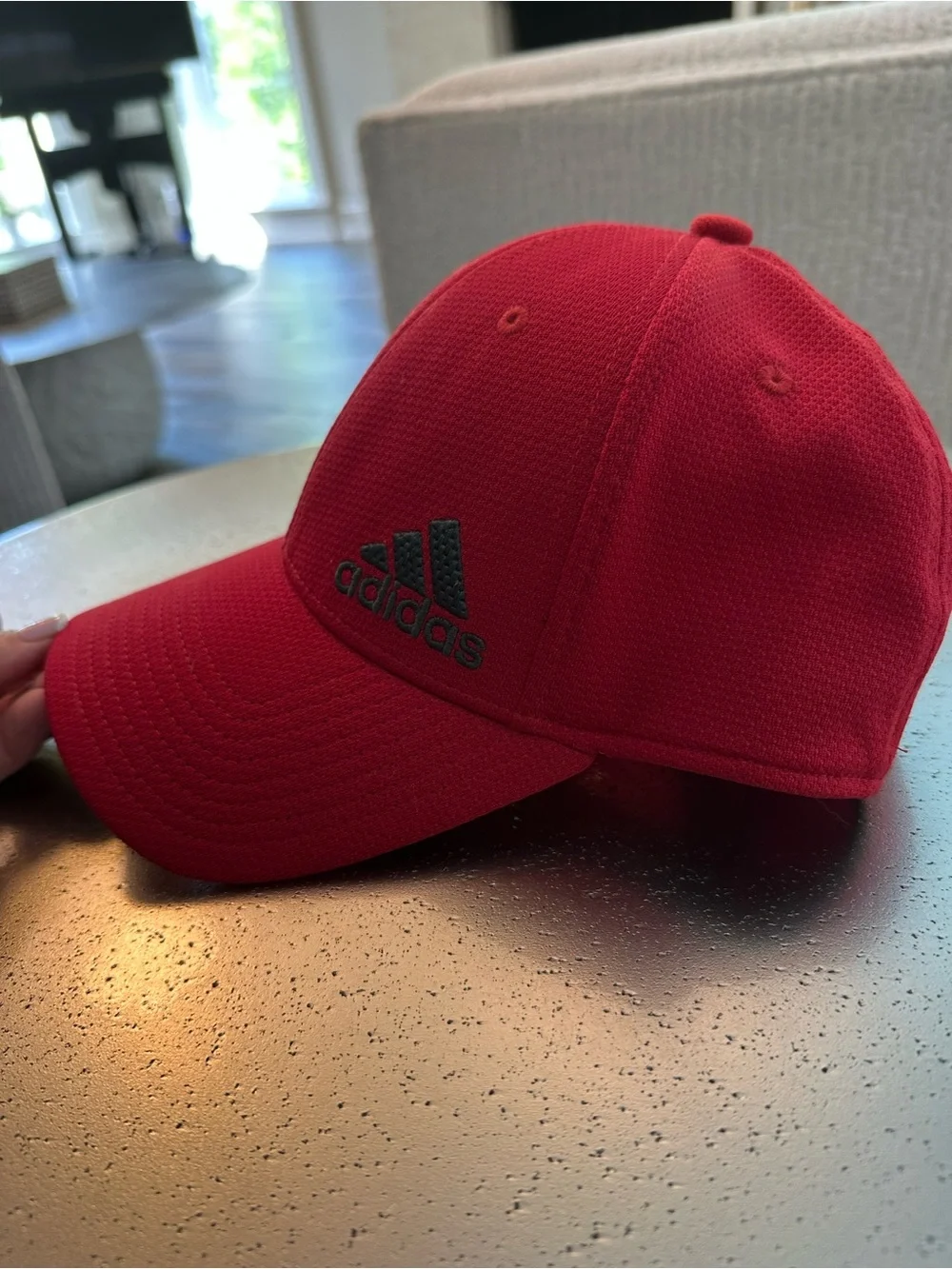 adidas Red Men’s Classic Logo Baseball Cap